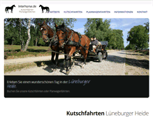 Tablet Screenshot of interhorse.de